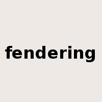 fendering是什么意思