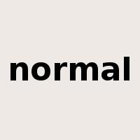 normal是什么意思