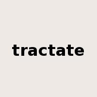 tractate是什么意思