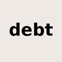 debt是什么意思