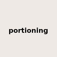 portioning是什么意思