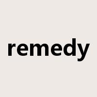 remedy是什么意思