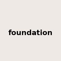 foundation是什么意思