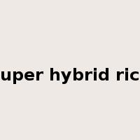 super hybrid rice是什么意思