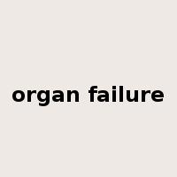 organ failure是什么意思