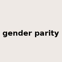 gender parity是什么意思