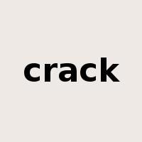 crack是什么意思