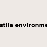 hostile environment是什么意思