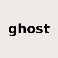 ghost是什么意思