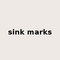 sink marks是什么意思