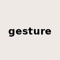 gesture是什么意思