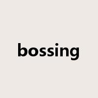 bossing是什么意思