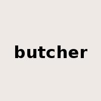 butcher是什么意思