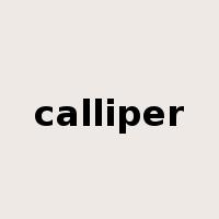 calliper是什么意思