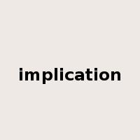 implication是什么意思