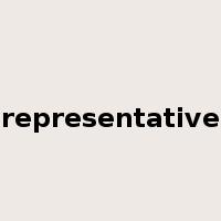 representative是什么意思