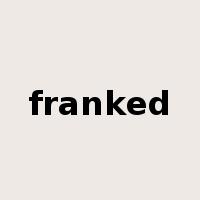 franked是什么意思