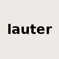 lauter是什么意思