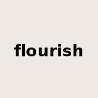 flourish是什么意思
