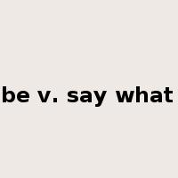 describe v. say what is like是什么意思