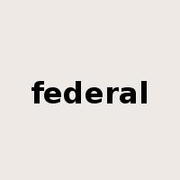 federal是什么意思