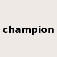 champion是什么意思