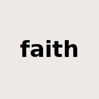 faith是什么意思