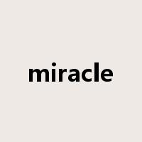 miracle是什么意思