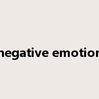 negative emotion是什么意思