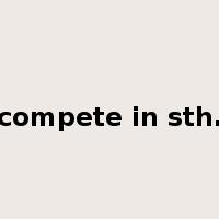 compete in sth.是什么意思