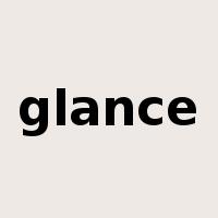 glance是什么意思