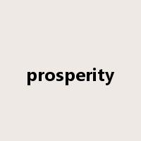 prosperity是什么意思