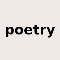 poetry是什么意思