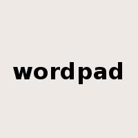 wordpad是什么意思