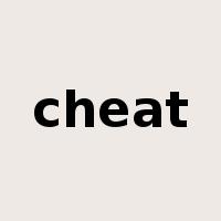 cheat是什么意思