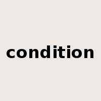 condition是什么意思