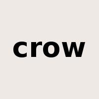 crow是什么意思