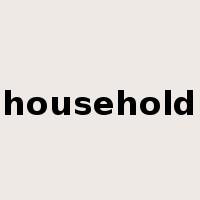 household是什么意思