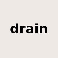 drain是什么意思