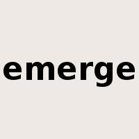 emerge是什么意思