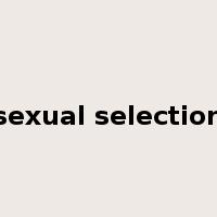 sexual selection是什么意思