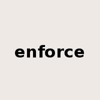 enforce是什么意思