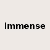 immense是什么意思