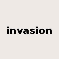 invasion是什么意思