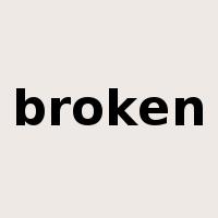 broken是什么意思