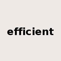 efficient是什么意思