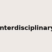 interdisciplinary是什么意思