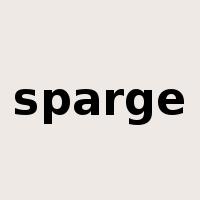 sparge是什么意思