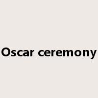 Oscar ceremony是什么意思