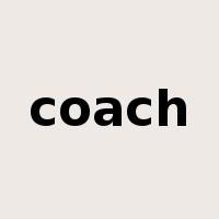 coach是什么意思